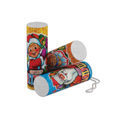 Супер с серпантином Хлопушки купить в Каменке Архангельской области | kamenkaarhangelskaya.salutsklad.ru