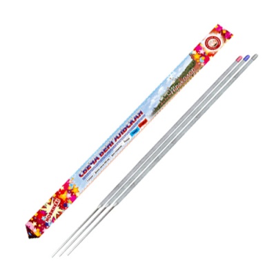 Триколор 400 мм. Бенгальские огни цветные купить в Каменке Архангельской области | kamenkaarhangelskaya.salutsklad.ru